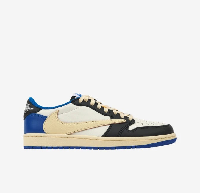 Travis Scott × Fragment × Air Jordan 1 Low OG "Military Blue" (DM7866-140)
