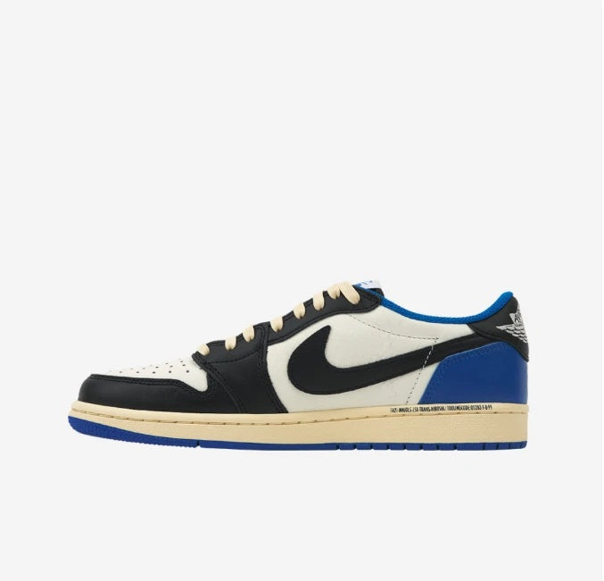 Travis Scott × Fragment × Air Jordan 1 Low OG "Military Blue" (DM7866-140)