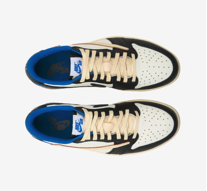Travis Scott × Fragment × Air Jordan 1 Low OG "Military Blue" (DM7866-140)