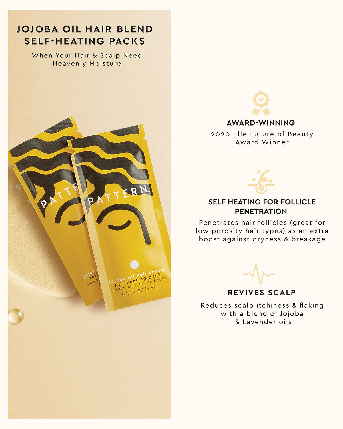 Jojoba Oil Self-Heating Packs